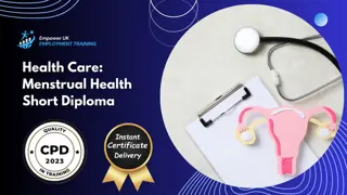 Health Care: Menstrual Health Short Diploma