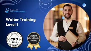 Waiter Training Level 1