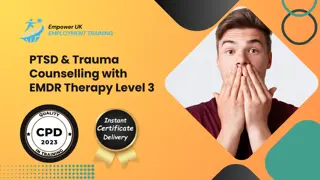 PTSD & Trauma Counselling with EMDR Therapy Level 3