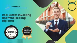 Real Estate Investing and Wholesaling Diploma