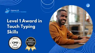 Level 1 Award in Touch Typing Skills