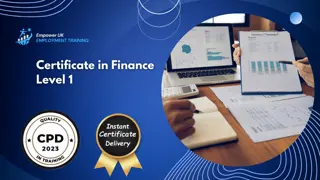 Finance Level 1 Certificate