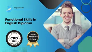 Functional Skills in English Diploma