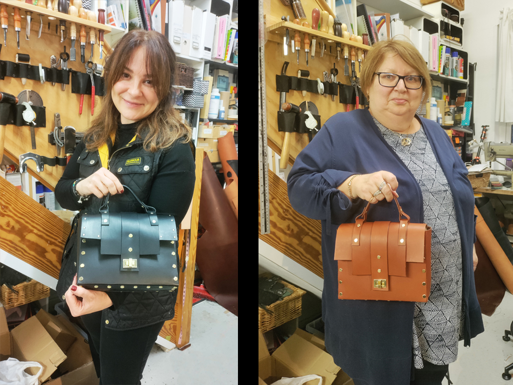 MAKE A STITCHLESS LEATHER BAG – GROUP CLASS