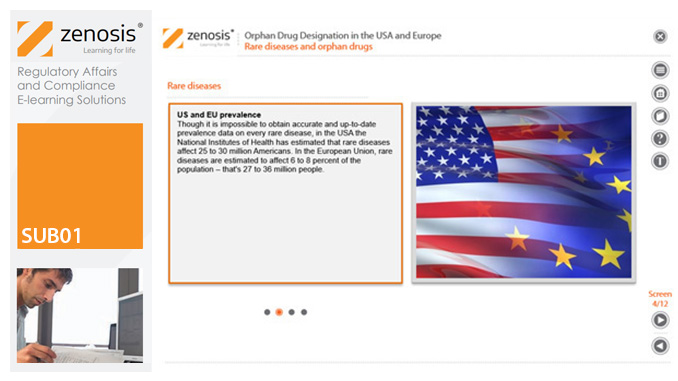 SUB01: Orphan Drug Designation in the USA and Europe