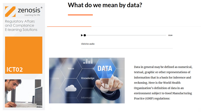 ICT02: Assuring Data Integrity in the Manufacture of Medicinal Products