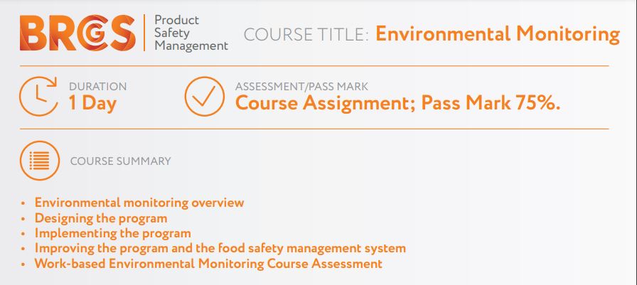 BRCGS Environmental Monitoring (1 Day)