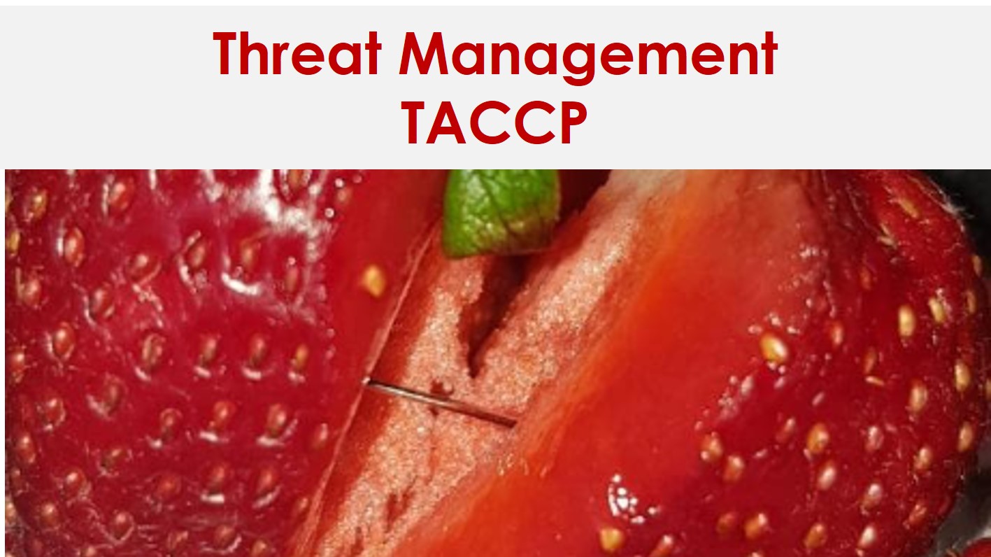 CPD Accredited Threat Management TACCP (2-3 hours)