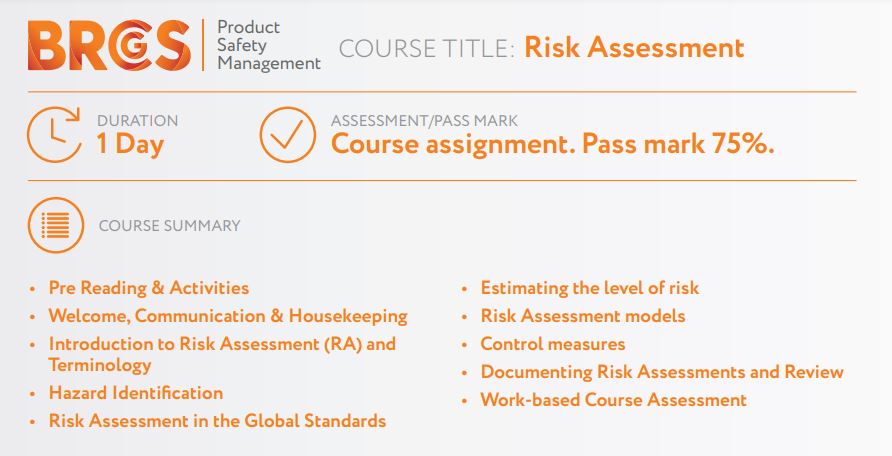 BRCGS Risk Assessment (1 Day)