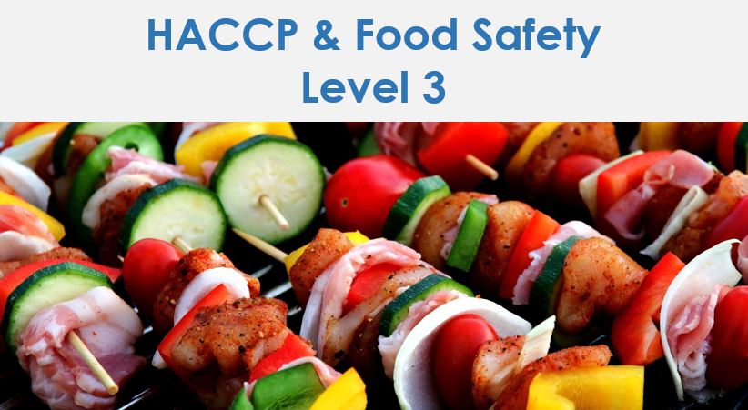 CPD Accredited Intermediate Combined HACCP & Food Safety Level 3 (2.5 days)