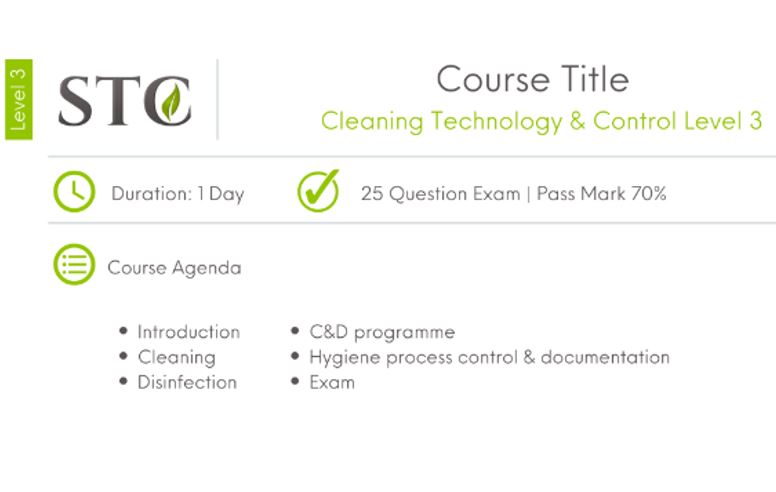 CPD Accredited Cleaning Technology and Control Level 3 (1 day)