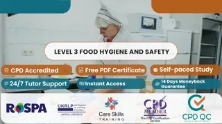 Food Hygiene and Safety Level 3