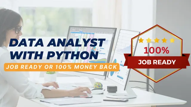 Data Analyst with Python Job Ready Program with Career Support & Money Back Guarantee