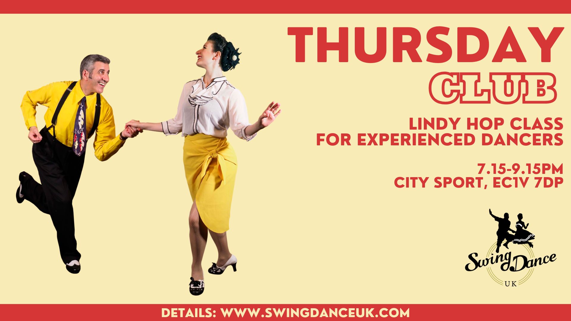 Thursday Club - Lindy Hop classes for experienced dancers!