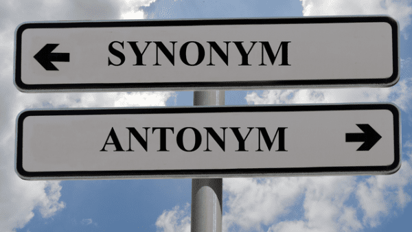 English Grammar: Synonyms & Antonyms