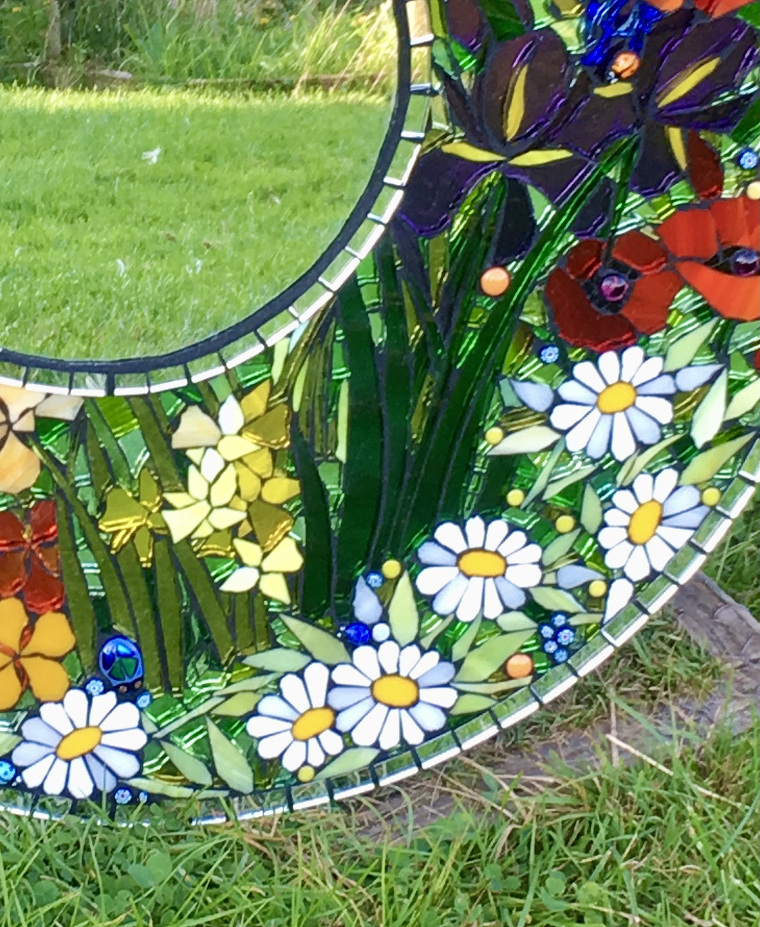 Stained Glass Flower Cutting for Mosaic - 1 Day