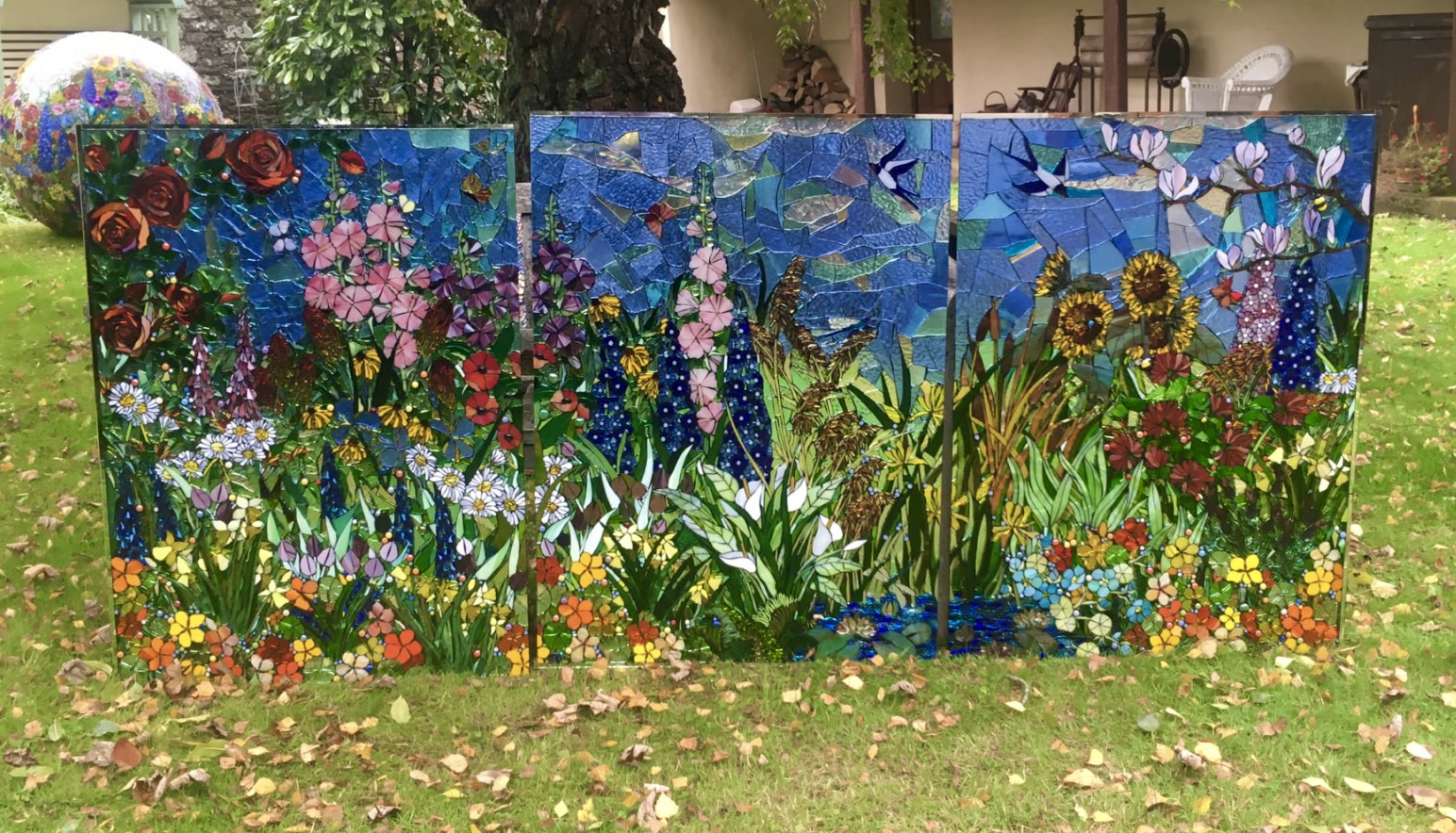 Stained Glass Garden Mosaic - 1 Day