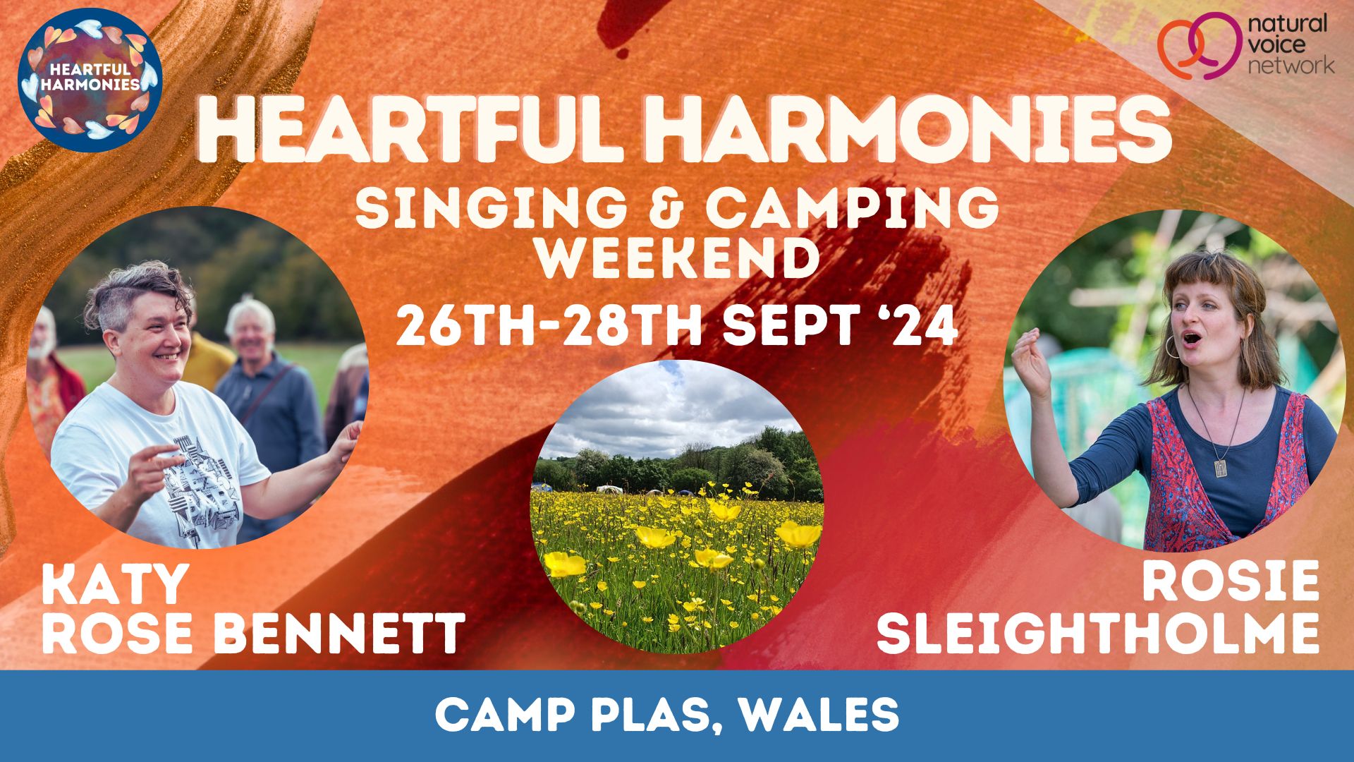 Heartful Harmonies Singing & Camping Weekend with Katy Rose Bennett & Rosie Sleightholme