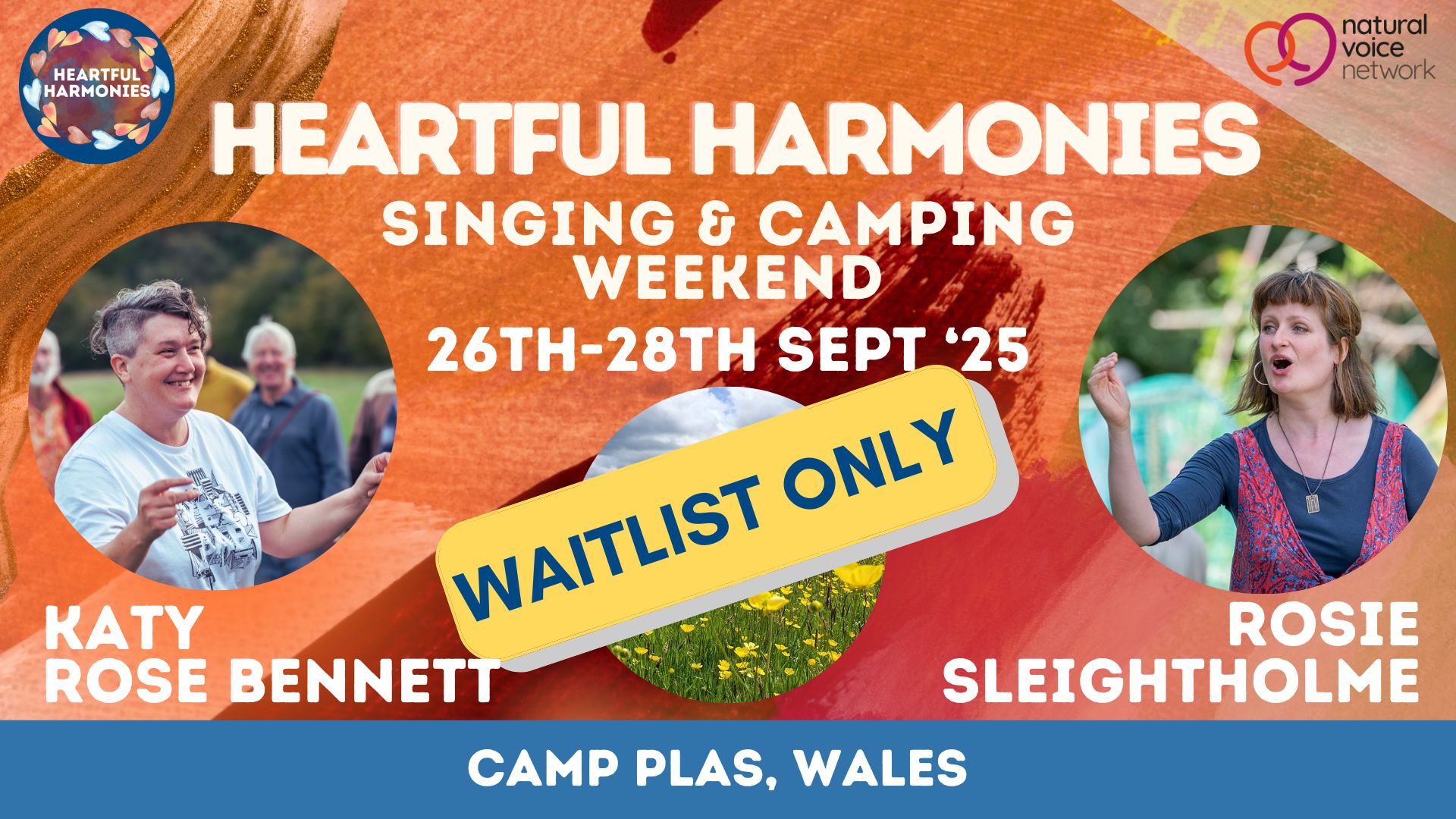 Heartful Harmonies Singing & Camping Weekend with Katy Rose Bennett & Rosie Sleightholme