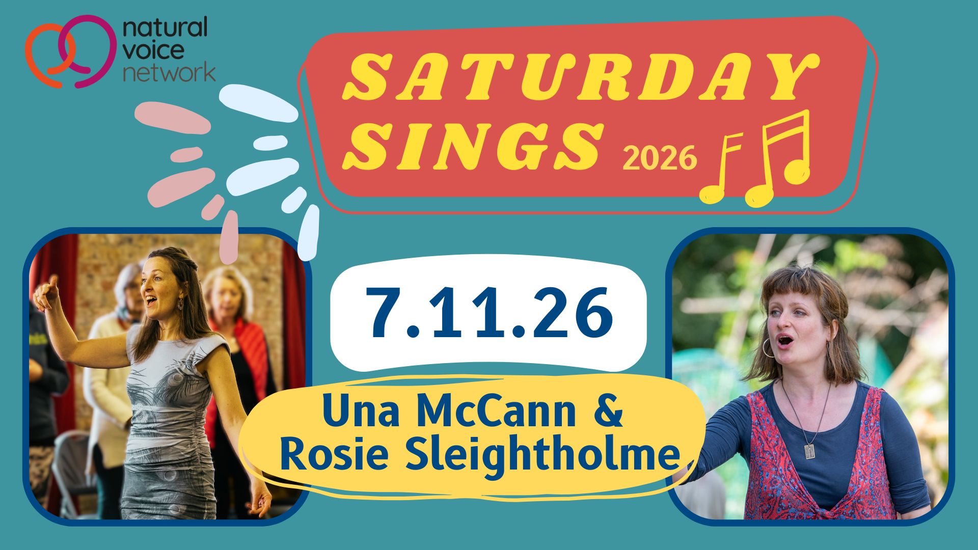 Saturday Sings - Una McCann & Rosie Sleightholme