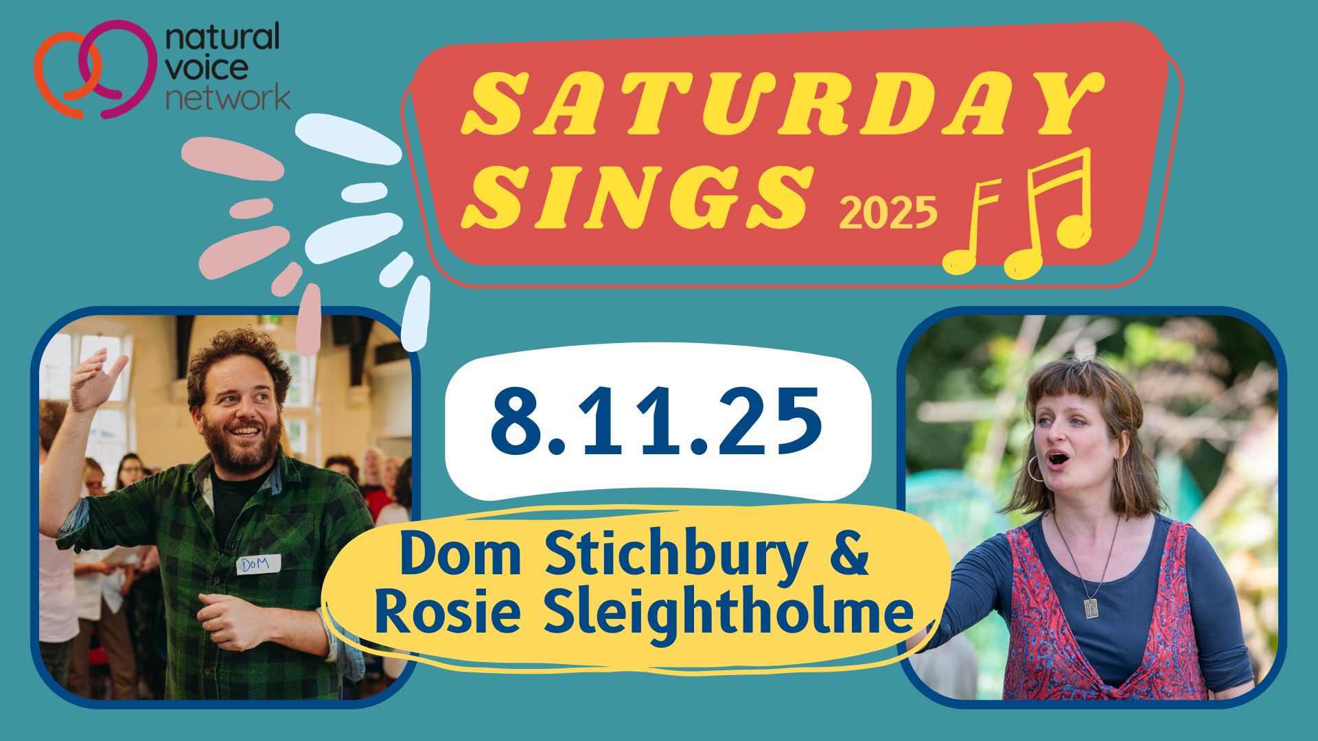 Saturday Sings - Dom Stichbury & Rosie Sleightholme