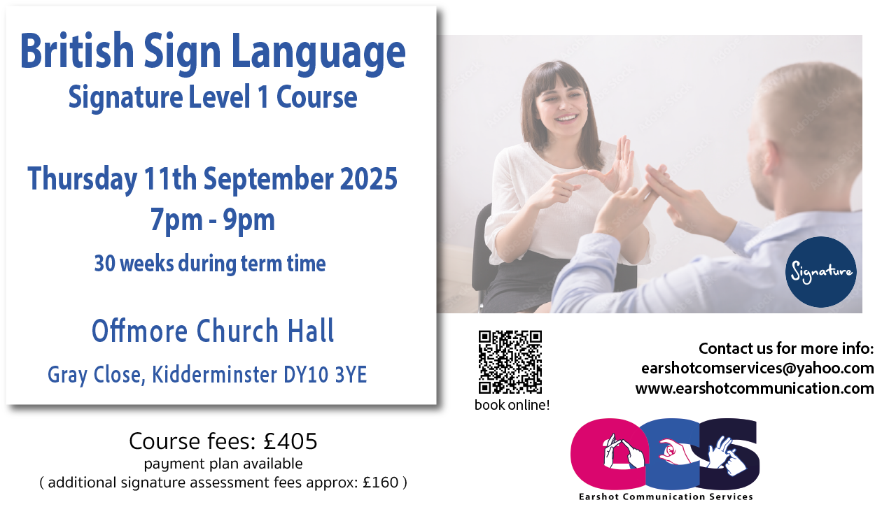 Level 1 in BSL course 