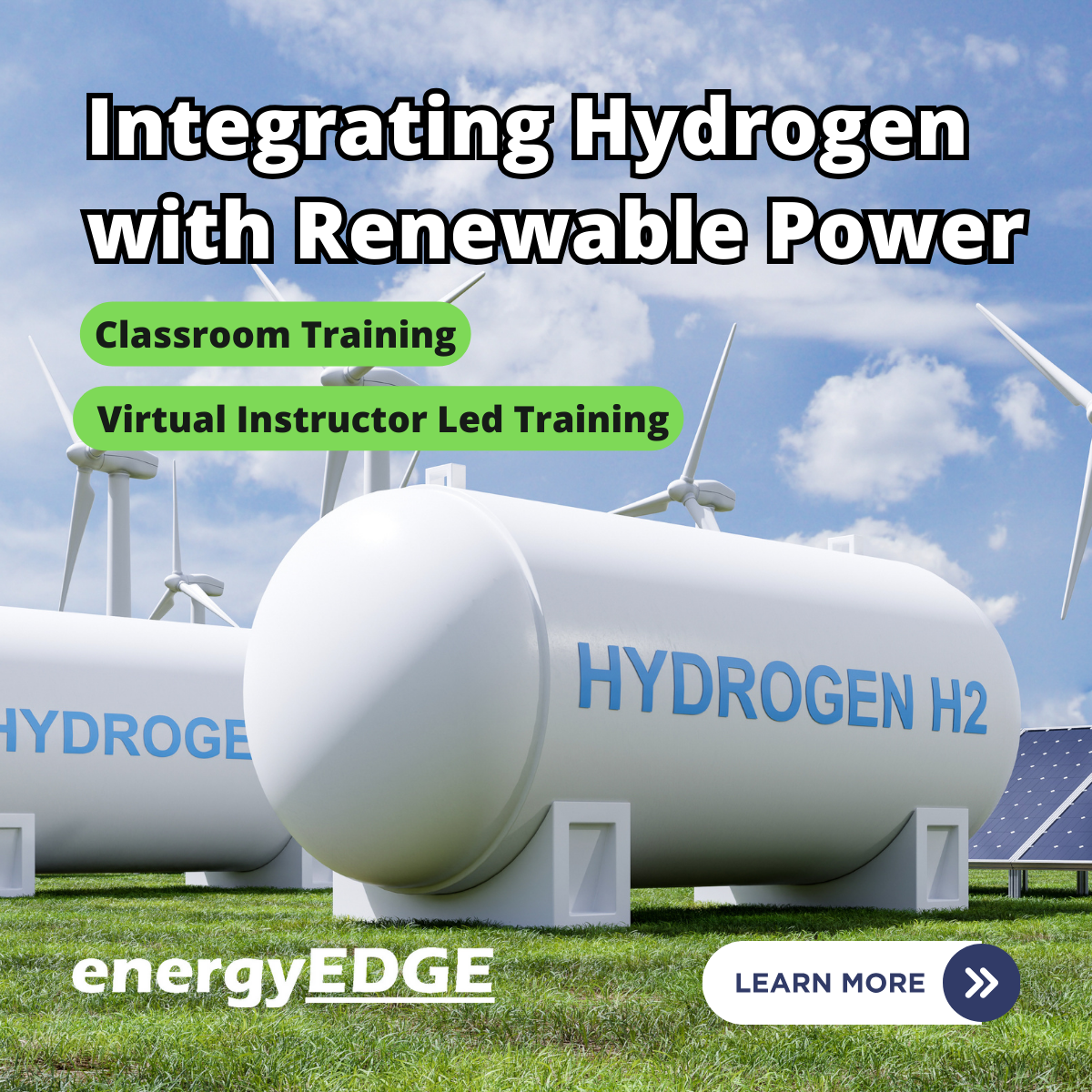 Integrating Hydrogen with Renewable Power – Virtual Instructor Led Training (VILT)