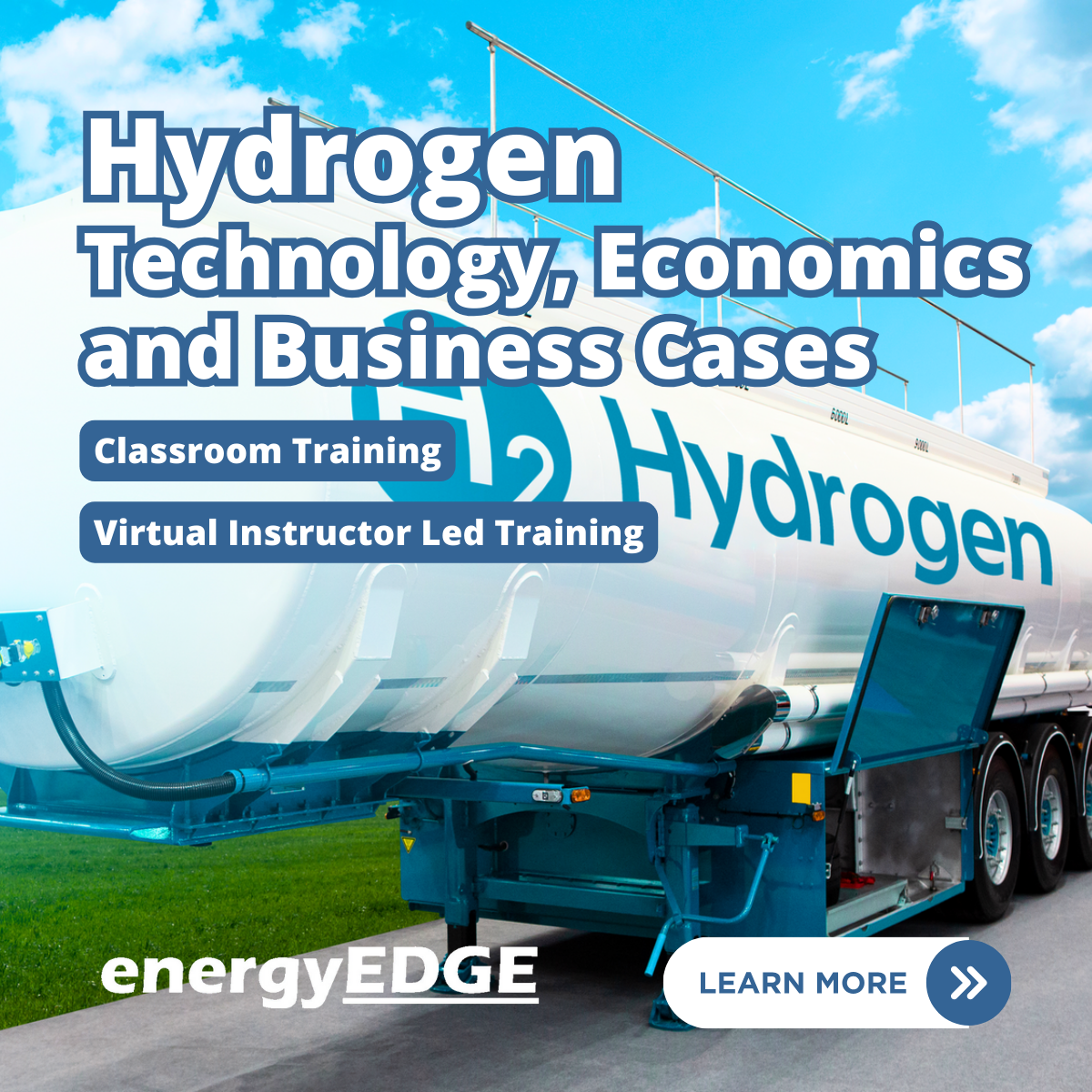 Hydrogen – Technology, Economics and Business Cases – Virtual Instructor Led Training (VILT)