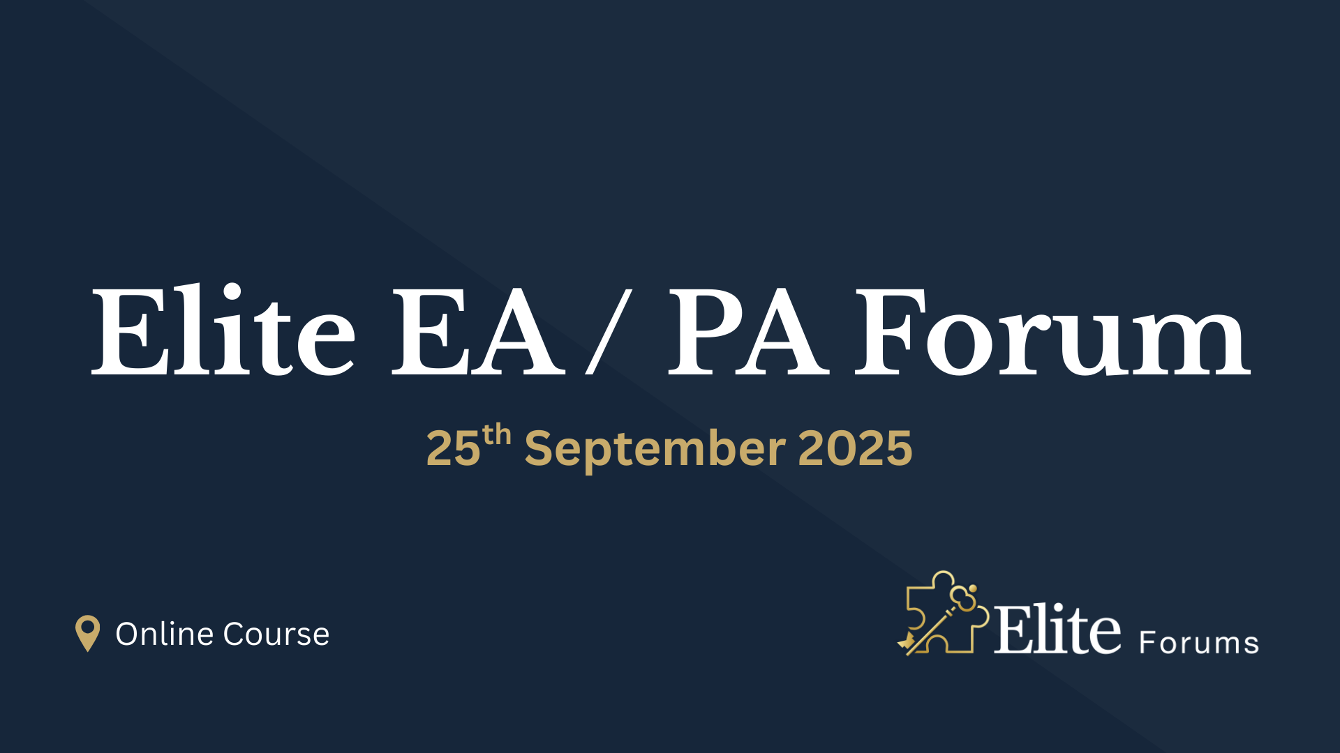 Elite EA PA Forum