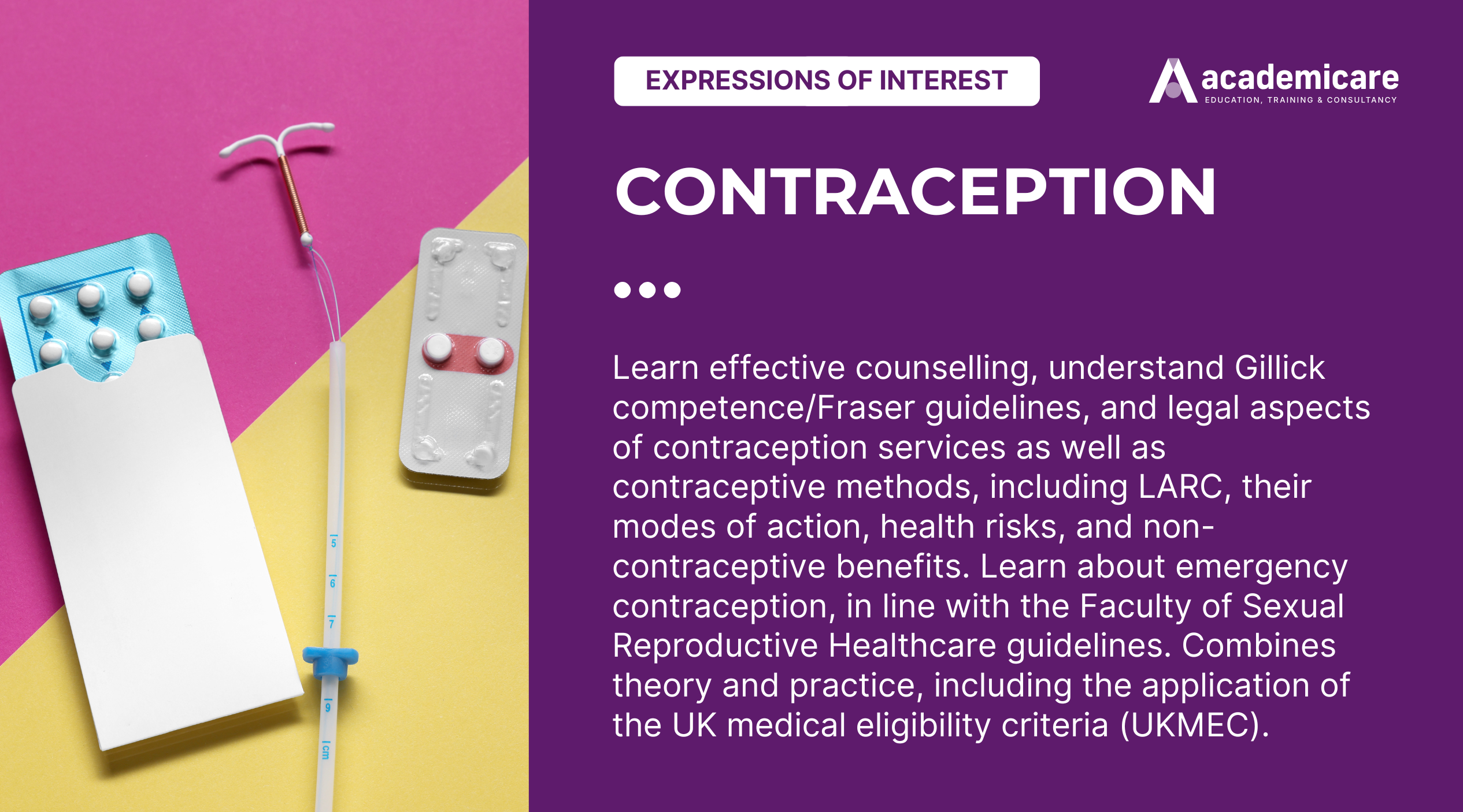 Contraception - Expression of Interest