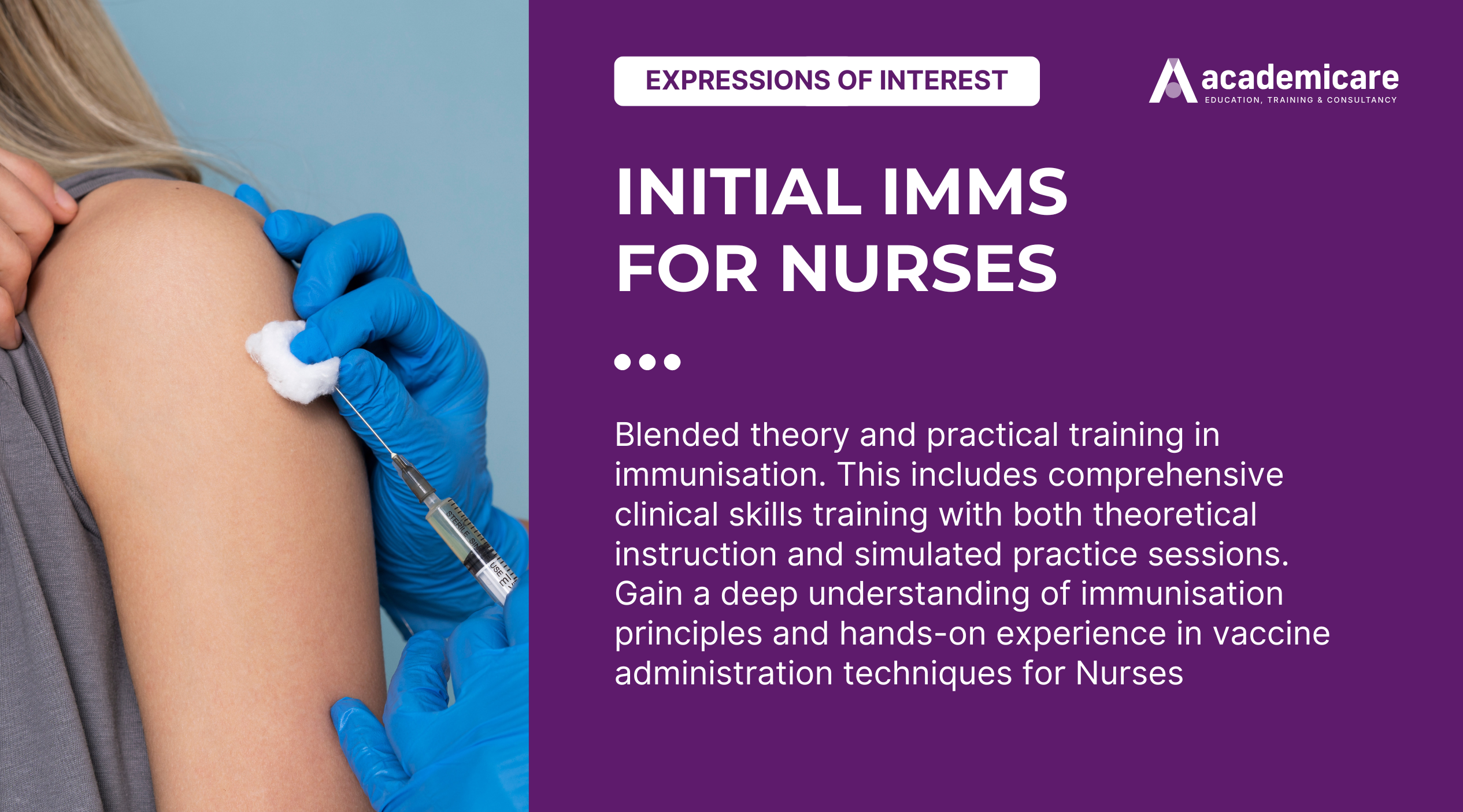 Initial Imms for Nurses - Expression of Interest