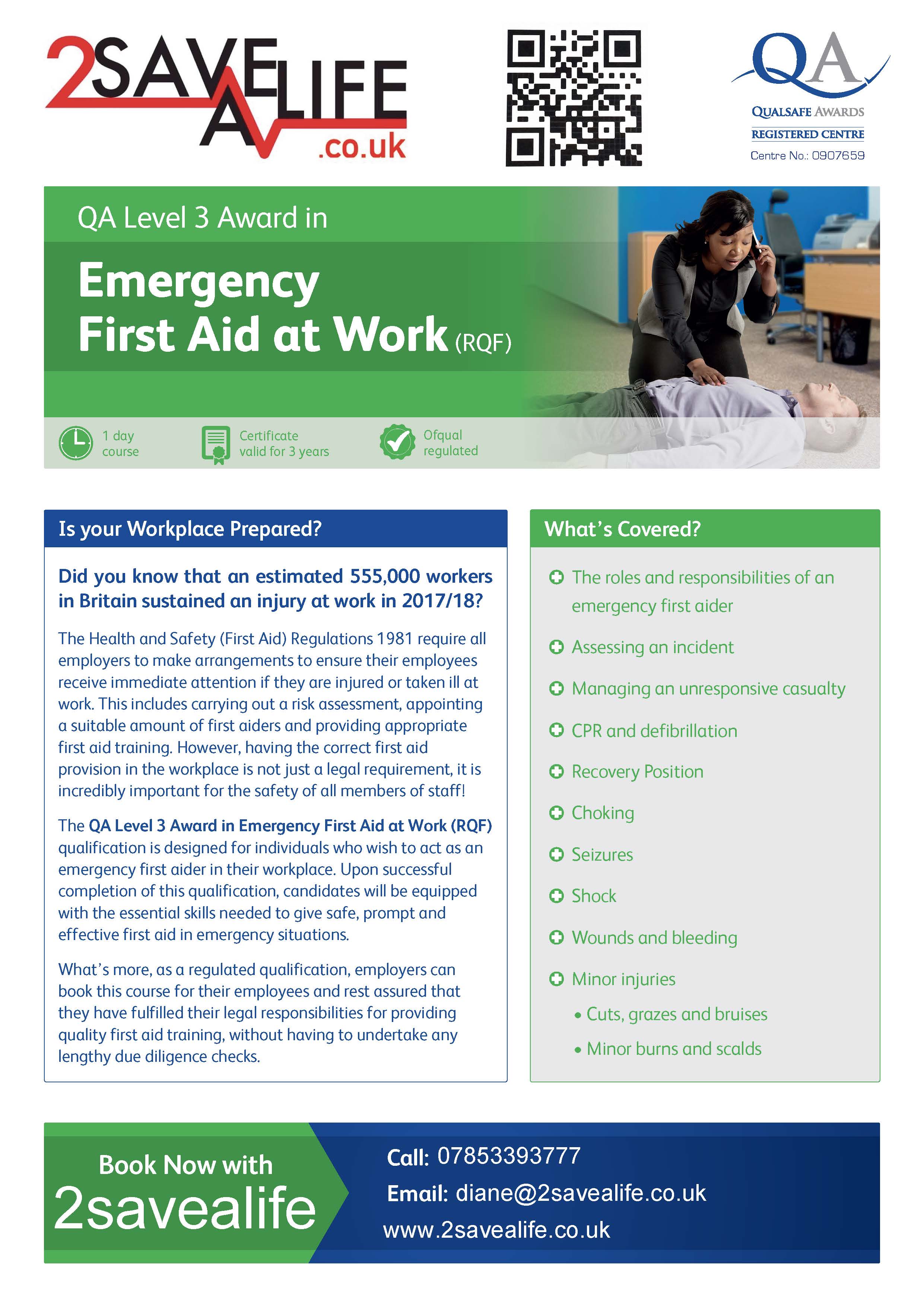 Emergency First Aid at Work