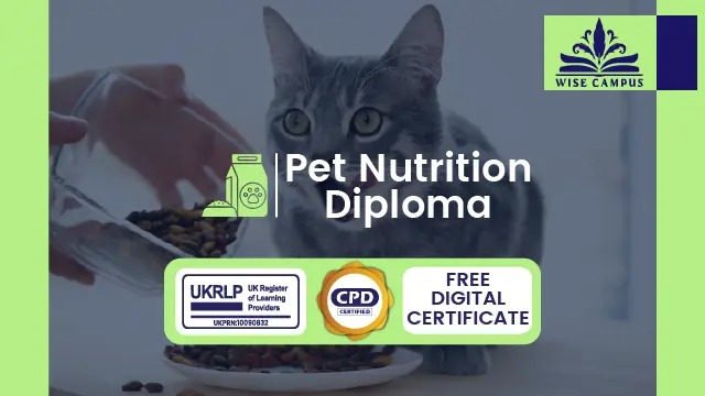 Pet Nutrition Diploma - CPD Accredited