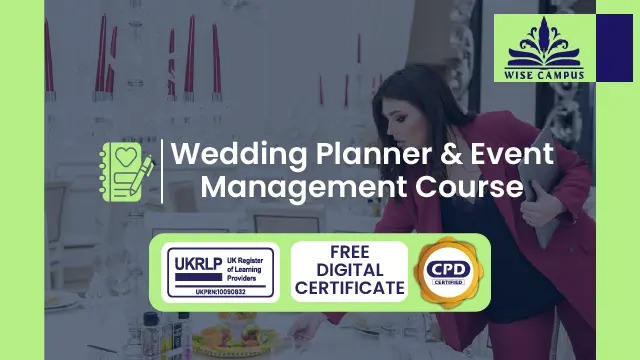 Wedding Planner & Event Management Course - CPD Accredited