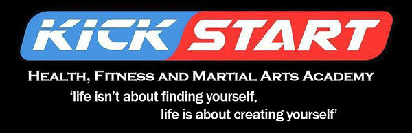 Kick start health, fitness and martial arts academy logo