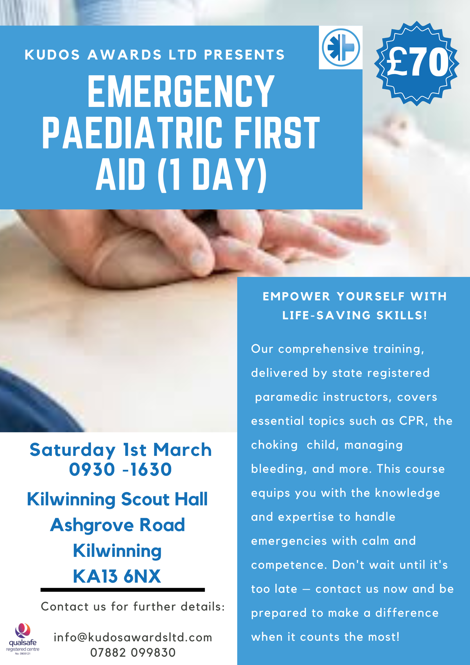 Paediatric First Aid 1 Day Course