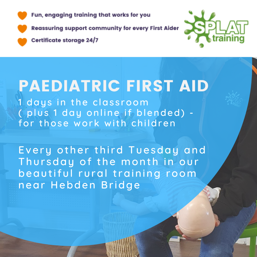 Paediatric First Aid (1day or 2 day)