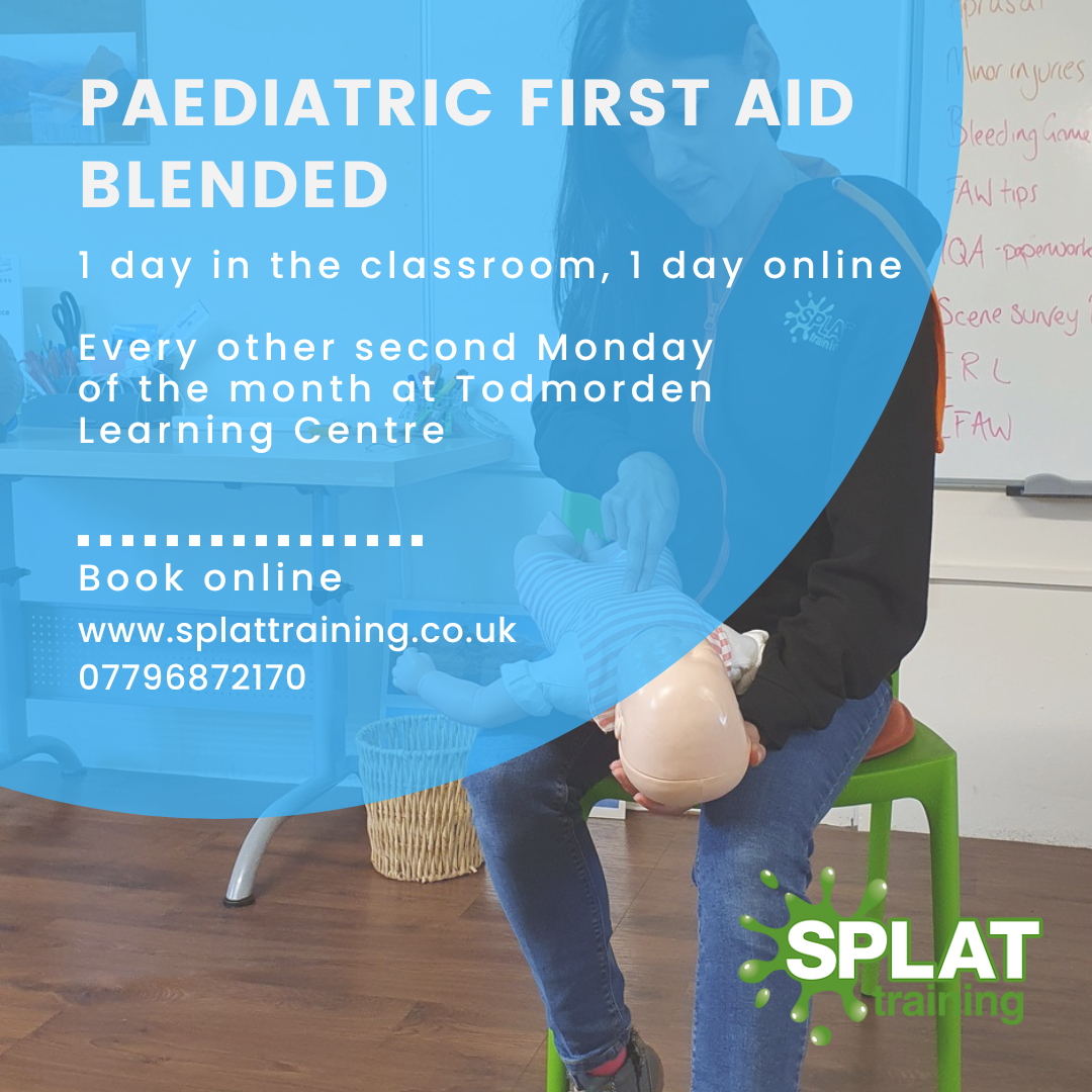 Paediatric First Aid (1 day or 2 day blended)