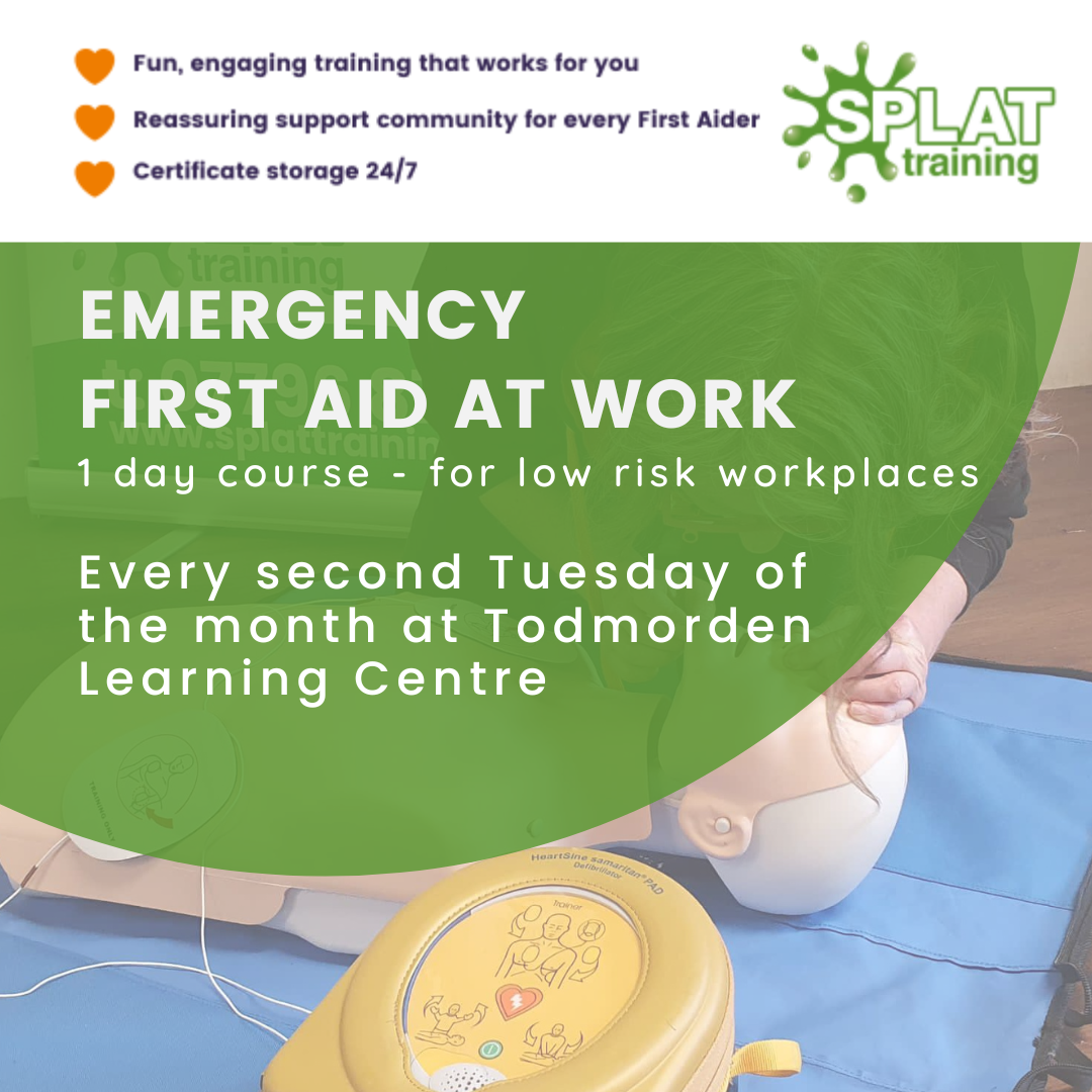 Emergency First Aid at Work (1 day)