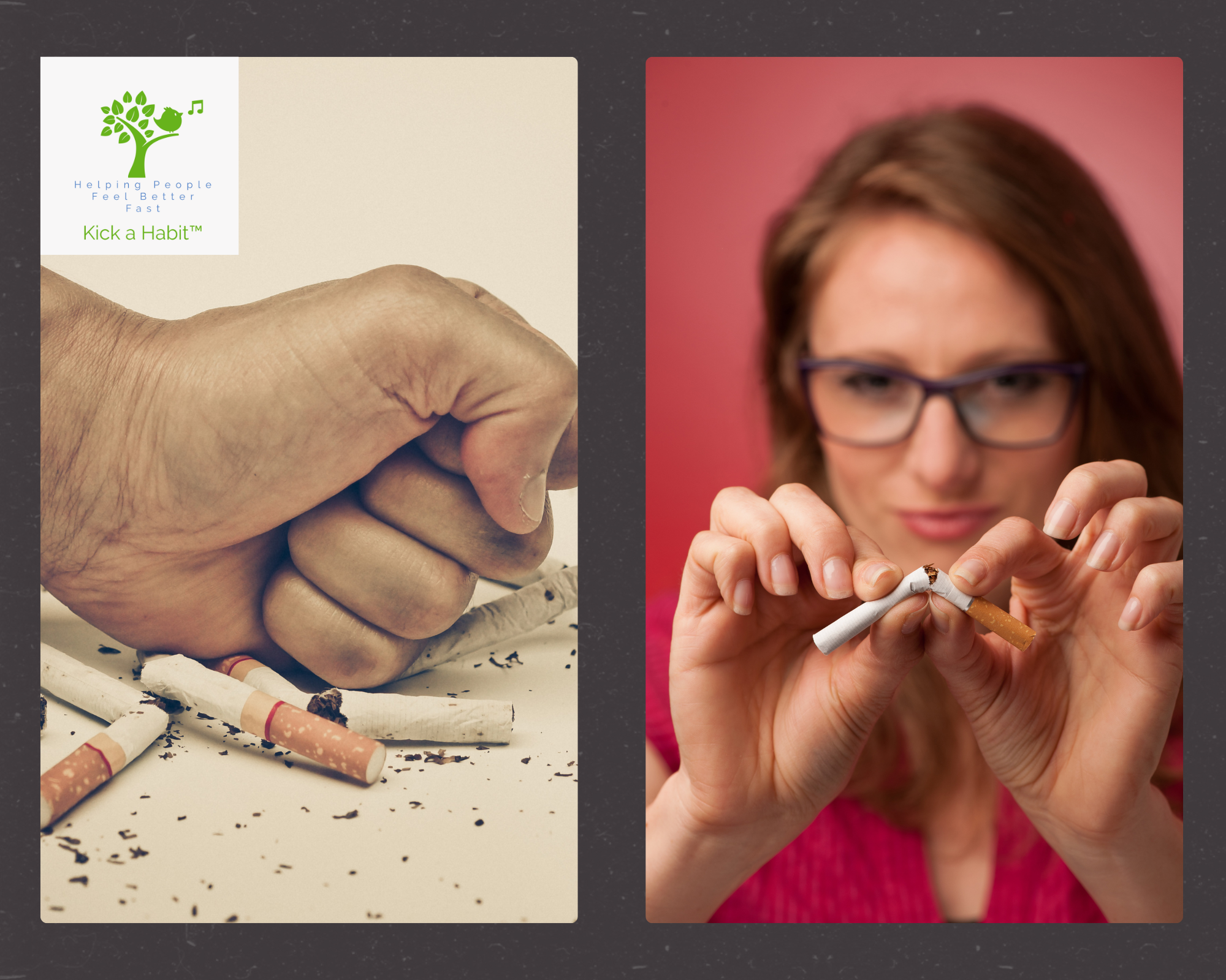 Stop Smoking Training With Caroline 
Start Today, Kick a Habit® For Life