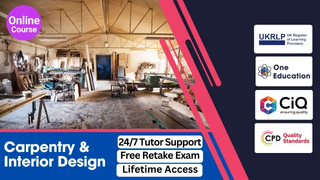 Level 3 Diploma in Carpentry & Joinery (Woodwork) - CPD Certified Course