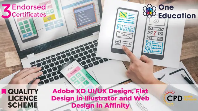 Adobe XD UI/UX Design, Flat Design in Illustrator and Web Design in Affinity Course