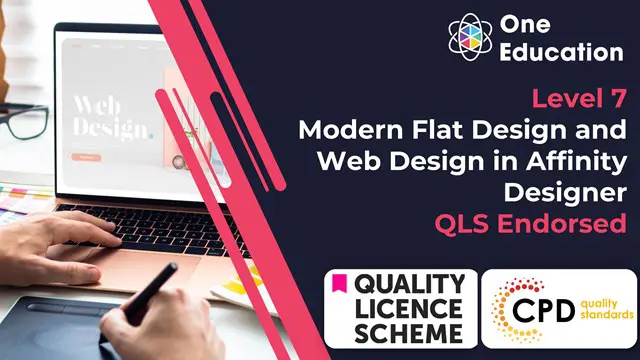 Modern Flat Design and Web Design in Affinity Designer at QLS Level 7 Course