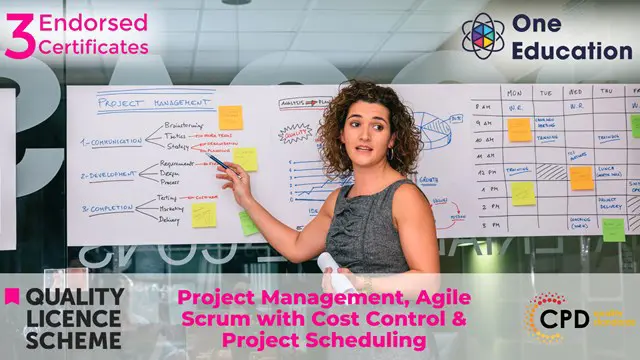 Project Management, Agile Scrum with Cost Control & Project Scheduling Course