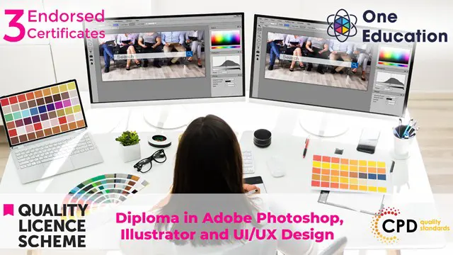 Diploma in Adobe Photoshop, Illustrator and UI/UX Design Course