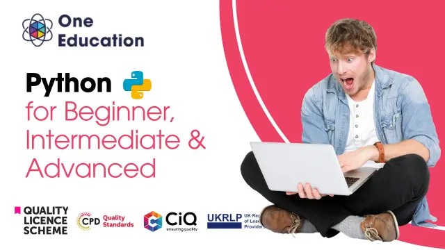 Python for Beginner, Intermediate & Advanced - QLS Endorsed Level 7 Course