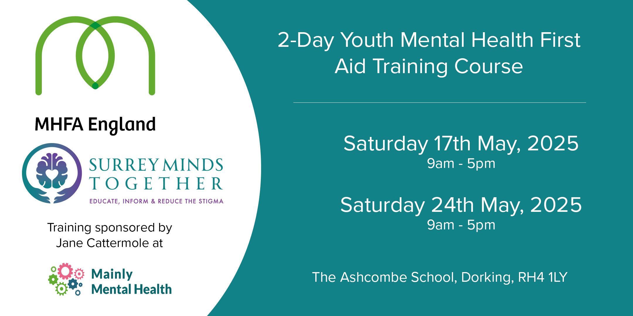 Youth Mental Health First Aid Training - 2 Day Course