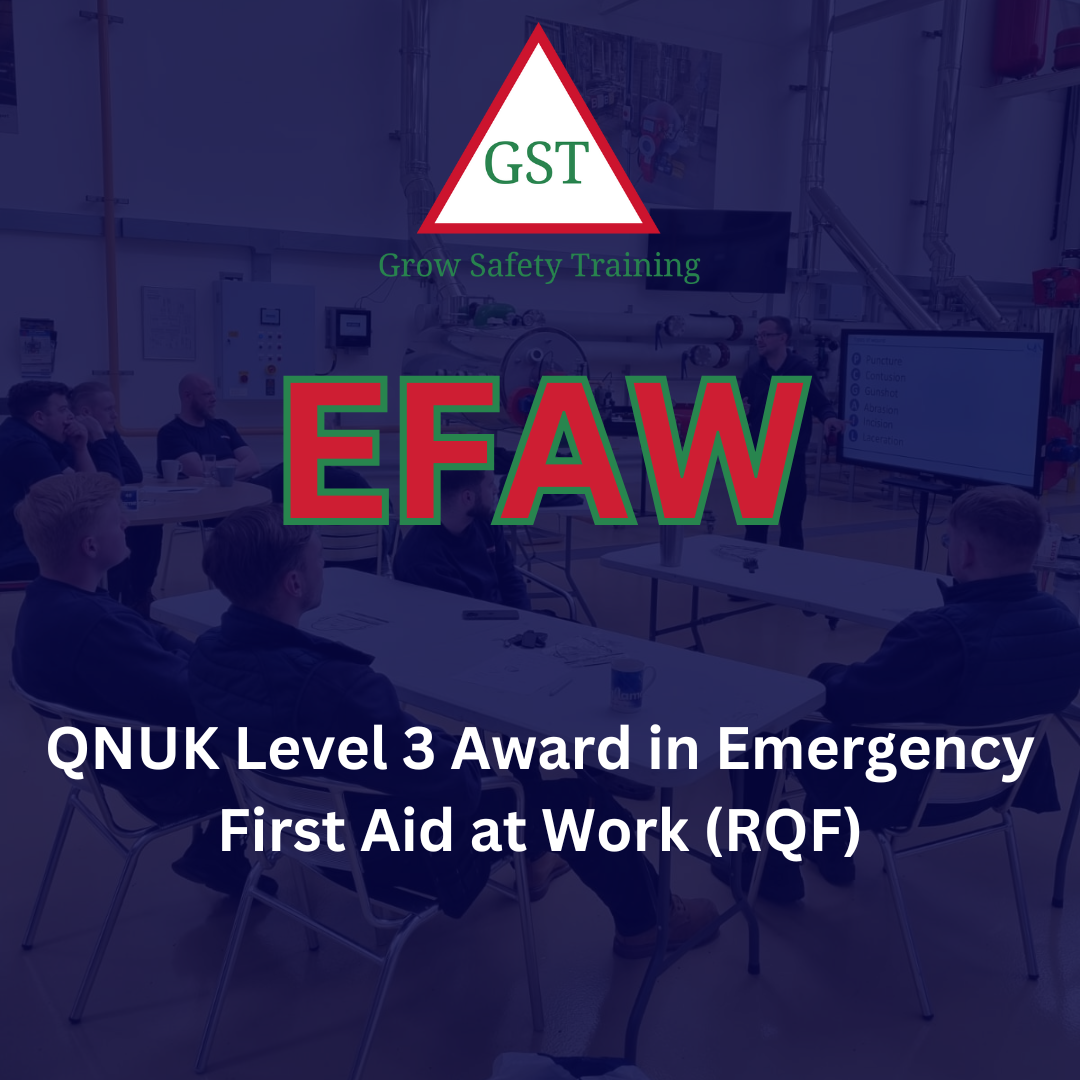 QNUK Level 3 Award in Emergency First Aid at Work (RQF)