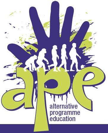 A.p.e (Alternative Programme Education) logo