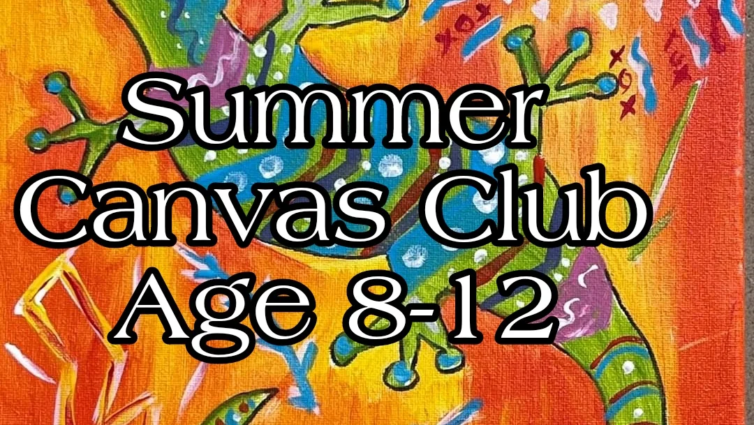 Summer Kids Canvas Club - Tribal Lizard